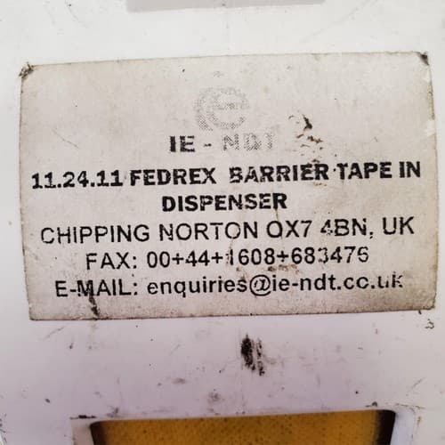 Fedrex X-Ray Radiation Barrier Tape with Dispenser White #1 LOT-664 - Thumbnail 3