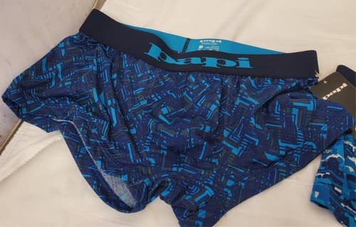 Pack of 2 Papi Men's Brazilian Blue Camouflage Trunks Size S 28-30 - Thumbnail 2