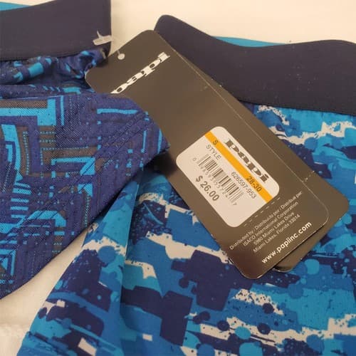 Pack of 2 Papi Men's Brazilian Blue Camouflage Trunks Size S 28-30 - Thumbnail 4