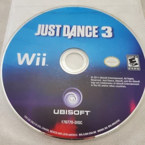 Just Dance 3 Nintendo Wii Video Game DISC ONLY - Image 1