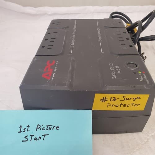 APC Back Up UPS ES 650 120V BE650R Surge Protected #13 (NO BATTERY INCLUDED) - Image 1