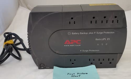 APC Back-UPS ES 650 DL650T Surge Protector NO BATTERY INCLUDED #23 - Image 1