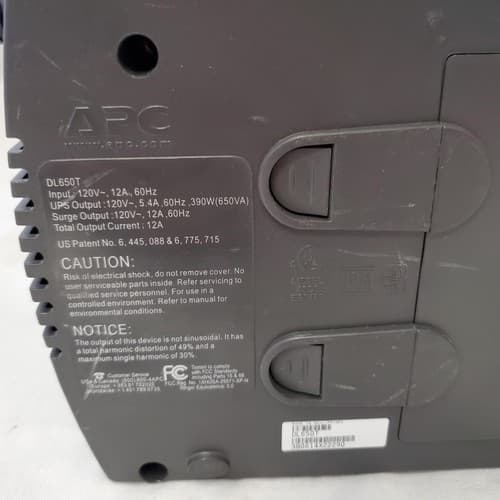 APC Back-UPS ES 650 DL650T Surge Protector NO BATTERY INCLUDED #23 - Thumbnail 5