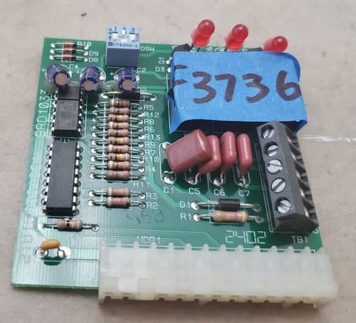 Trane Zettler Zone/Bypass Control Card Zzcardal010 21D150561G01 019585 - Image 1