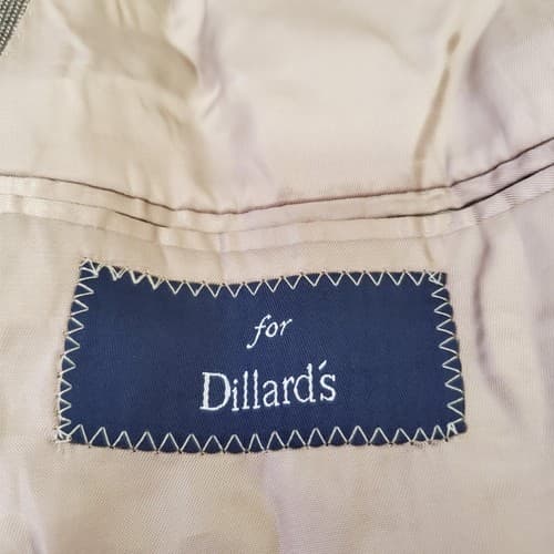 Hart Schaffner Marx Dillard's 3 Button Blazer Suit Jacket Sport Coat for Men 48R - Thumbnail 6