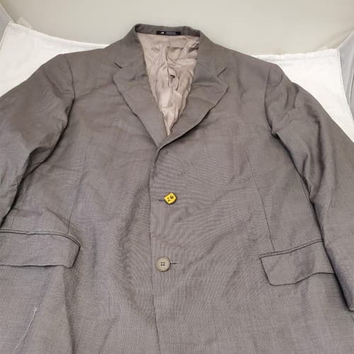Hart Schaffner Marx Dillard's 3 Button Blazer Suit Jacket Sport Coat for Men 48R - Thumbnail 3