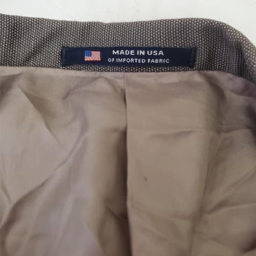 Hart Schaffner Marx Dillard's 3 Button Blazer Suit Jacket Sport Coat for Men 48R - Thumbnail 7