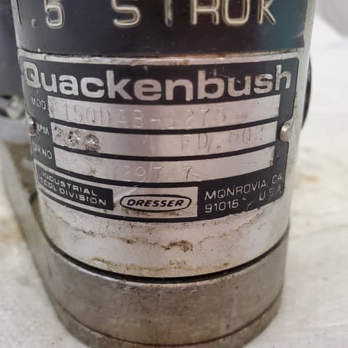 QuackenBush 15QDAB-S275 Industrial Tool Division Pneumatic Drill Chuck MMM-4 - Thumbnail 4