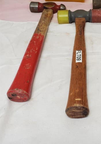 Lot of 2 Ball Peen Soft Face & Dead Blow Hammers LOT-240 - Image 1