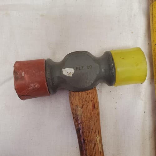 Lot of 2 Ball Peen Soft Face & Dead Blow Hammers LOT-240 - Thumbnail 6