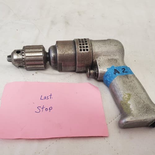 Used Rockwell Pistol Grip Pneumatic Air Drill Air Tool A2 - Thumbnail 5