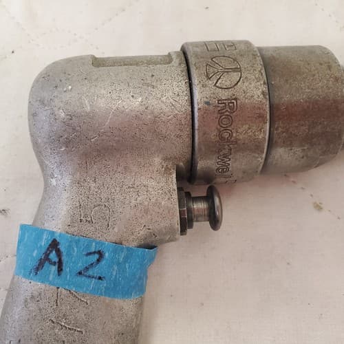 Used Rockwell Pistol Grip Pneumatic Air Drill Air Tool A2 - Thumbnail 2