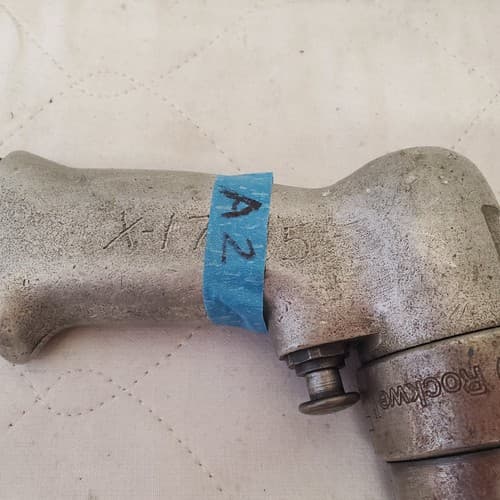 Used Rockwell Pistol Grip Pneumatic Air Drill Air Tool A2 - Thumbnail 4