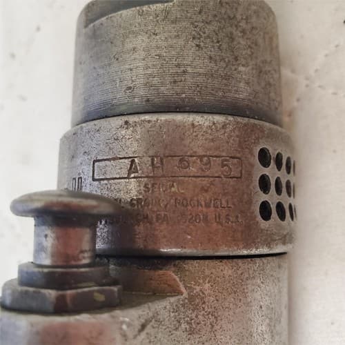 Used Rockwell Pistol Grip Pneumatic Air Drill Air Tool A2 - Thumbnail 3