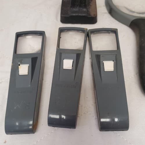 Lot of Magnifying Glass Set with Helping Hands Soldering Stand LOT-891 - Thumbnail 4