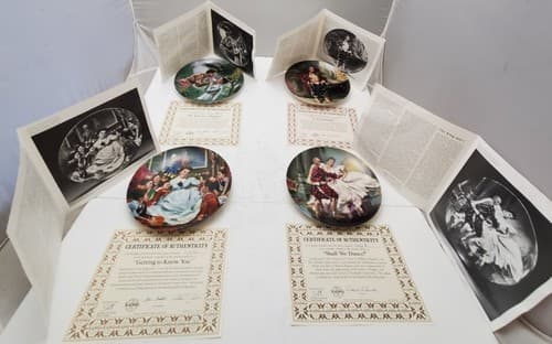 Knowles Collectors Plate We Kiss in a Shadow, Getting to Know You Shall We Dance - Image 1