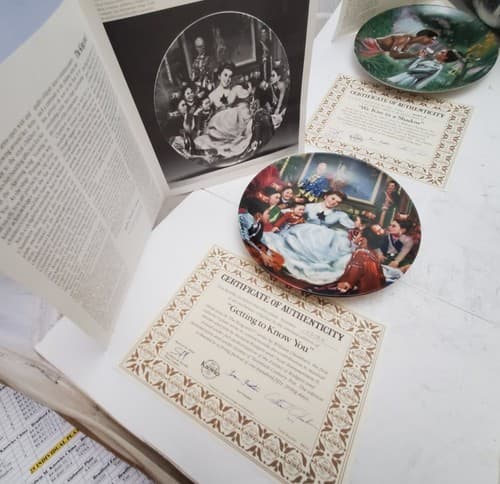 Knowles Collectors Plate We Kiss in a Shadow, Getting to Know You Shall We Dance - Thumbnail 4