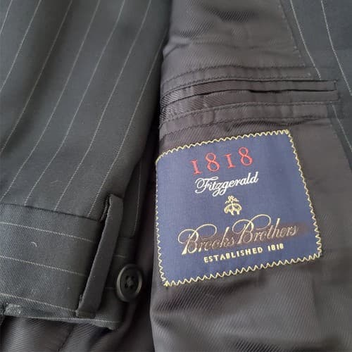 Brooks Brothers 1818 Makers & Merchant Fitzgerald Suit Size 45RW41 - Thumbnail 5