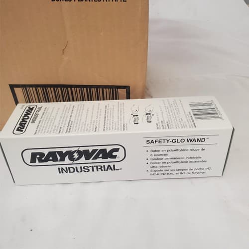 Lot of 12 Rayovac W8B Red Polyethylene Safty-Glo Wands 8 in - Thumbnail 5