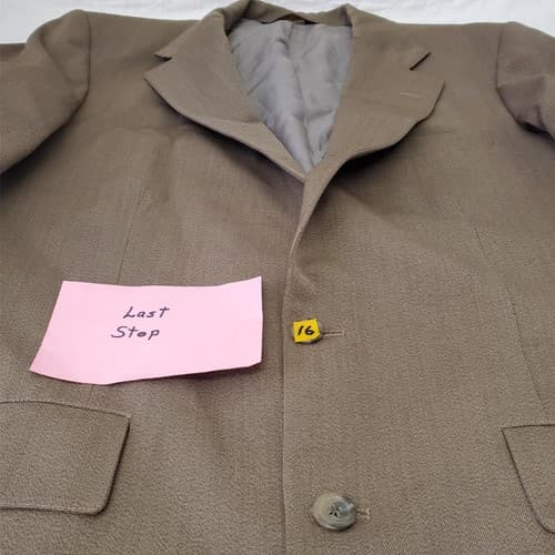 Joseph Abboud Sink Cashmere Copper Brown Check Blazer Suit Jacket Sport Coat 44L - Thumbnail 10