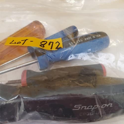 Lot of 6 Assorted Cotter Pin Puller Phillips Flat Tip Screwdriver Set LOT-872 - Thumbnail 3