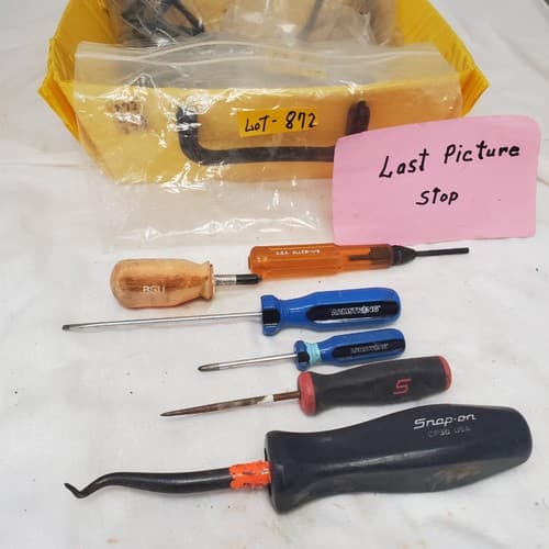 Lot of 6 Assorted Cotter Pin Puller Phillips Flat Tip Screwdriver Set LOT-872 - Thumbnail 8