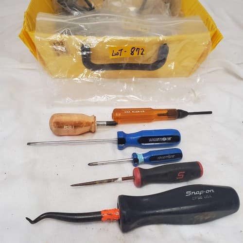 Lot of 6 Assorted Cotter Pin Puller Phillips Flat Tip Screwdriver Set LOT-872 - Thumbnail 7