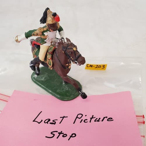 St. Petersburg Hand Painted Metal Toy Soldier Calvery General Niena CM-203 - Thumbnail 6