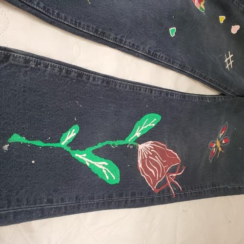 Levi Strauss Original Riveted Quality Clothing Women Blue Jeans - Thumbnail 3