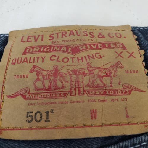 Levi Strauss Original Riveted Quality Clothing Women Blue Jeans - Thumbnail 6