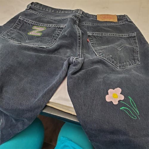 Levi Strauss Original Riveted Quality Clothing Women Blue Jeans - Thumbnail 7