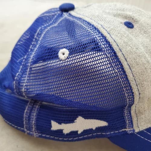 Aksels California Baseball Cap Hat Lid Mesh Snapback Blue Fishing - Thumbnail 2