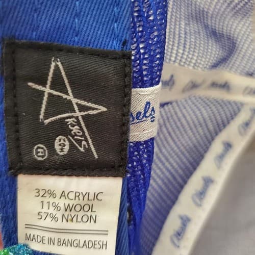 Aksels California Baseball Cap Hat Lid Mesh Snapback Blue Fishing - Thumbnail 6