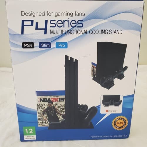 P4 Series Multifunctional Cooling Stand for PS4, PS4 Slim, & PS4 Pro - Thumbnail 2