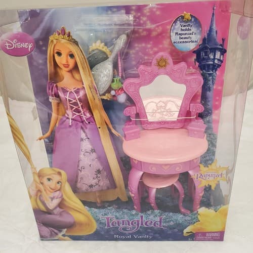 2010 Mattel Disney Princess Rapunzel Tangled Royal Vanity Playset - Thumbnail 2