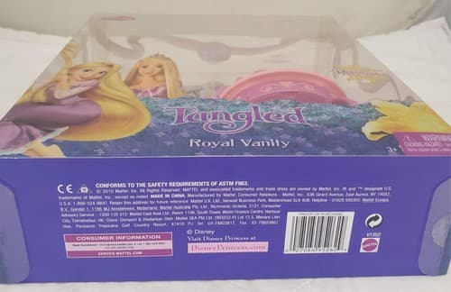 2010 Mattel Disney Princess Rapunzel Tangled Royal Vanity Playset - Thumbnail 4
