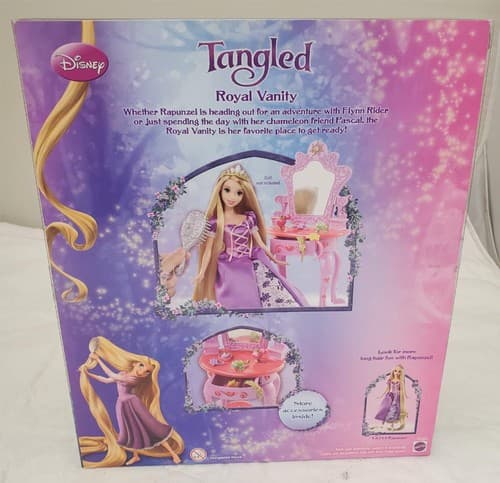 2010 Mattel Disney Princess Rapunzel Tangled Royal Vanity Playset - Thumbnail 3