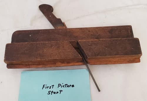 Antique Wooden Hollow Molding Plane - Image 1