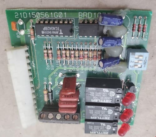 Original Trane Zettler Zone/Bypass Control Card Zzcardal010 21D150561G01 - Image 1