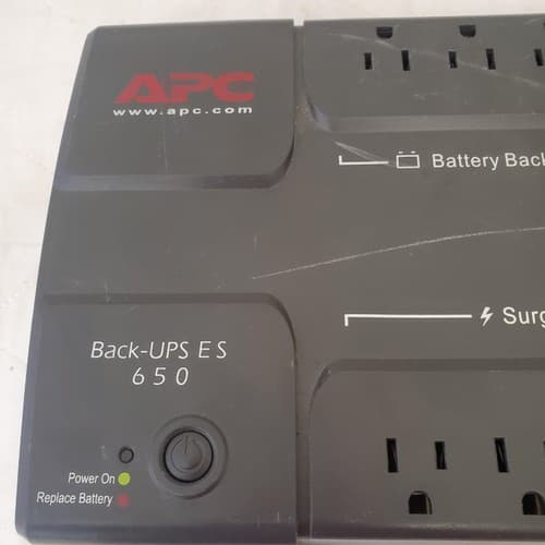 APC Back Up UPS ES 650 120V BE650R Surge Protected #5 (NO BATTERY INCLUDED) - Thumbnail 4