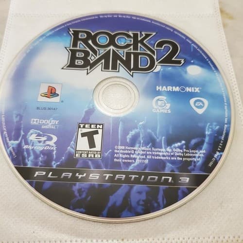 Rock Band 2 Sony PlayStation 3 Video Game DISC ONLY - Image 1