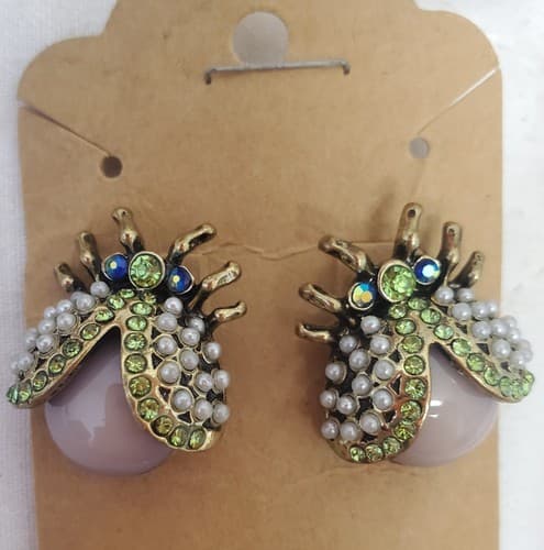 Lot of 7 Vintage Retro Dangle Stud Earrings - Thumbnail 3