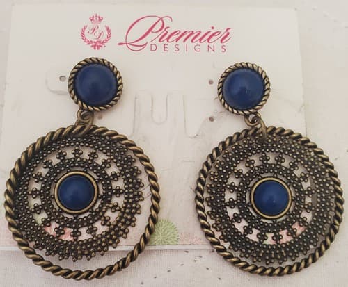 Lot of 7 Vintage Retro Dangle Stud Earrings - Thumbnail 6