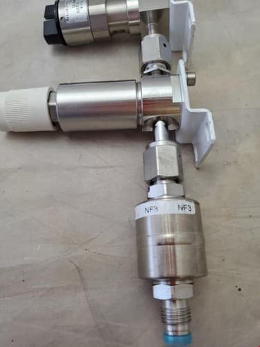Tescom NF3 Regulotor Valve with Sanitary Butterfly Valve SUS316L - Thumbnail 3