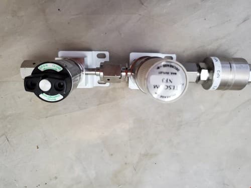 Tescom NF3 Regulotor Valve with Sanitary Butterfly Valve SUS316L - Thumbnail 4