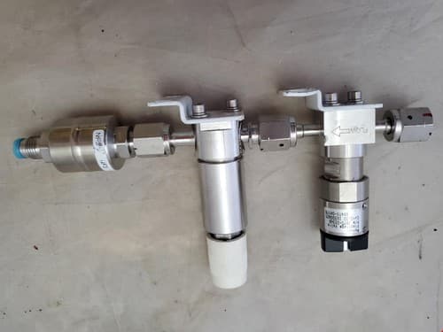 Tescom NF3 Regulotor Valve with Sanitary Butterfly Valve SUS316L - Thumbnail 5