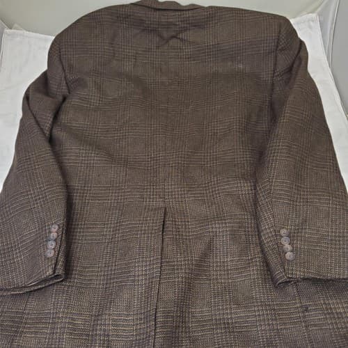 Hart Schaffner Marx Men's textured Blazer Suit Jacket Sport Coat 46L - Thumbnail 3
