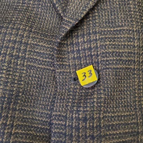 Hart Schaffner Marx Men's textured Blazer Suit Jacket Sport Coat 46L - Thumbnail 10