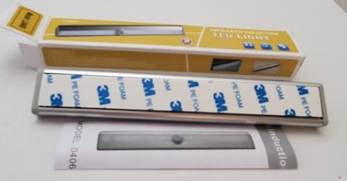 Motion Detection Sensor Automatic Closet Wardrobe Stairs Night LED Light 0406 - Thumbnail 8