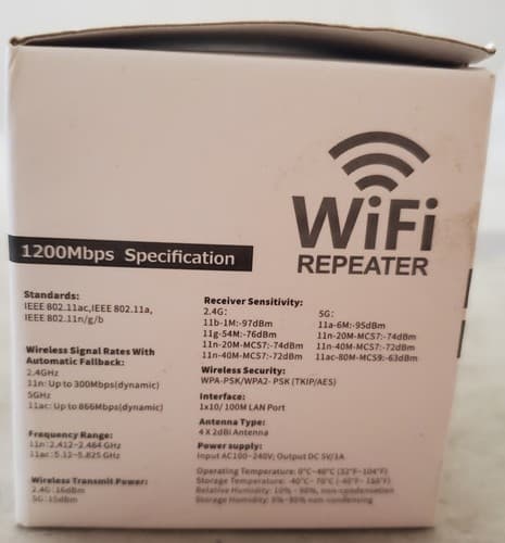 2.4Ghz WiFi Repeater Long Range Extender 300M Wireless Booster Signal Amplifier - Thumbnail 2